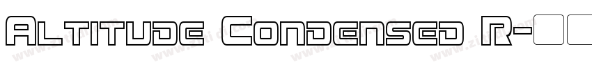 Altitude Condensed R字体转换